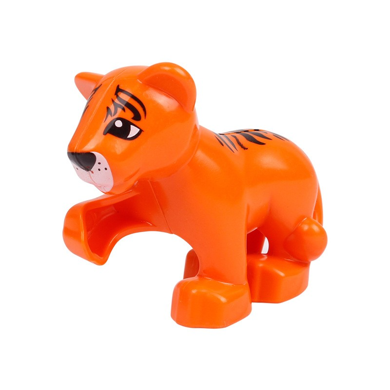 (10-tlg. Set) Grosse Tier Figuren Bricks Elemente Kinder Spielzeug - Zoo Tiere