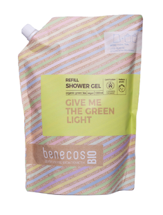 Benecos Green Tea Shower Gel Navulverpakking 1LT