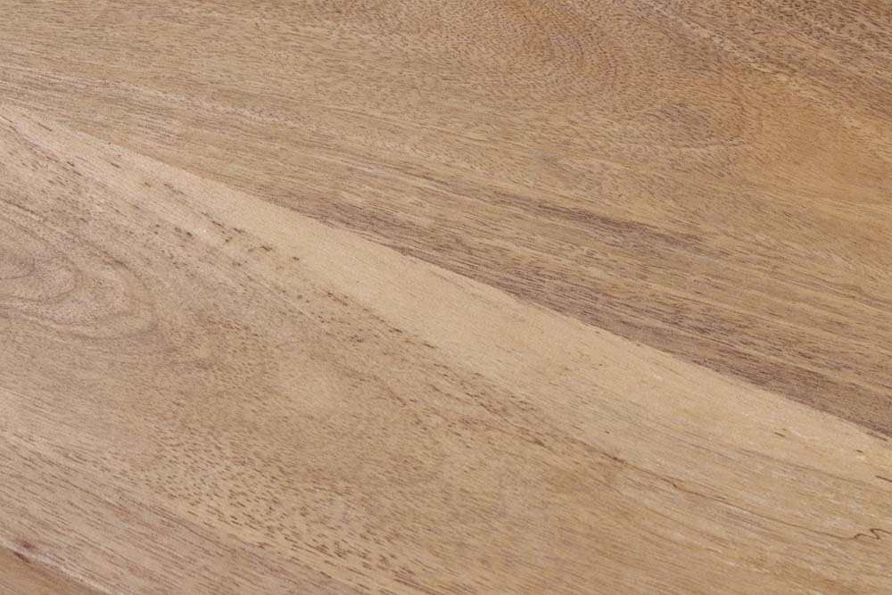 Massives Wandregal PURE 60cm Mango natur cream finish Mangoholz Steckregal