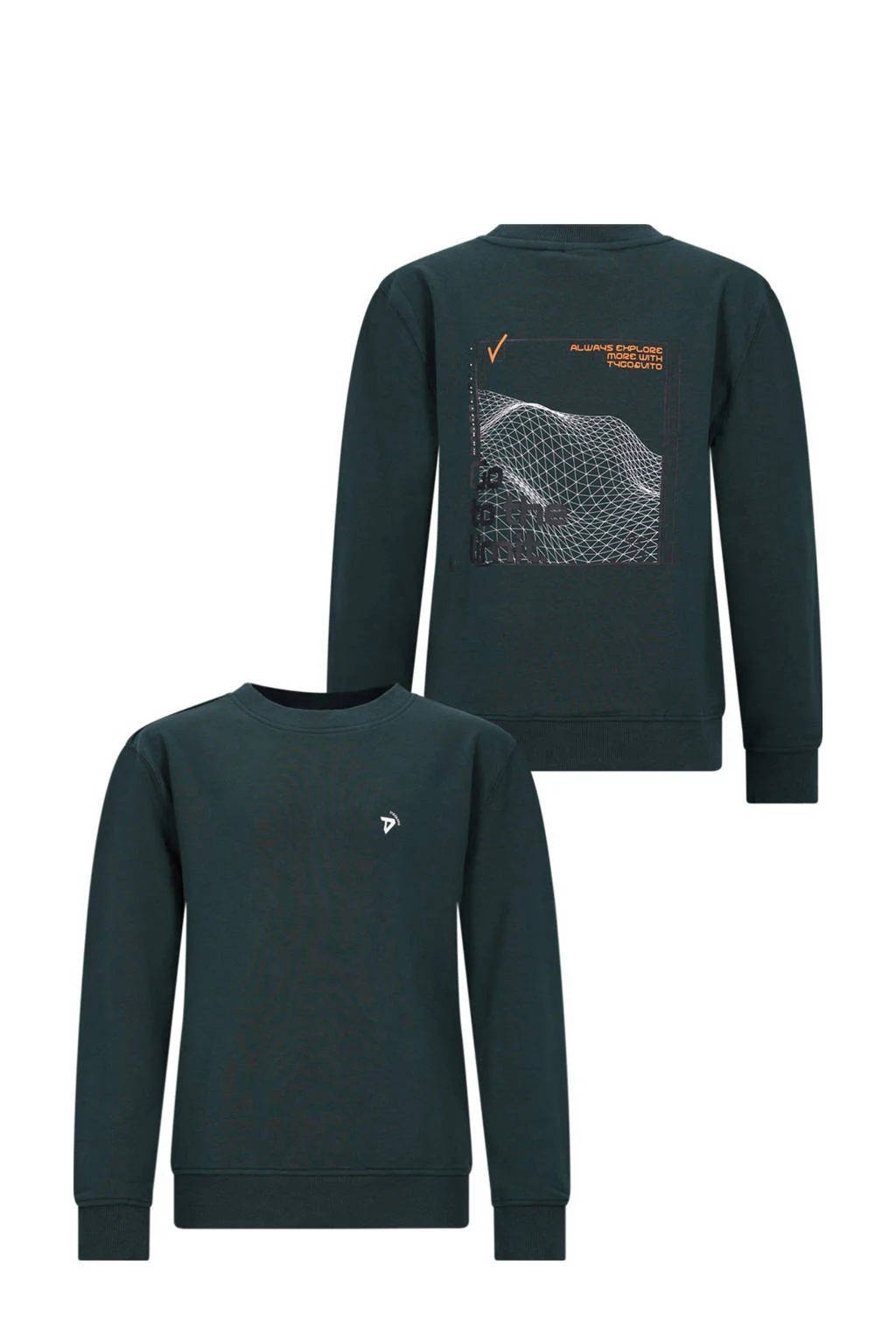 TYGO & vito NextGen sweater donkergroen