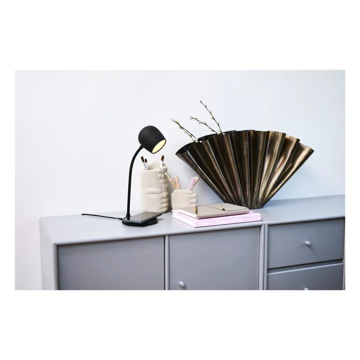 Kreafunk Lampe avec chargeur sans fil Ellie | Noir