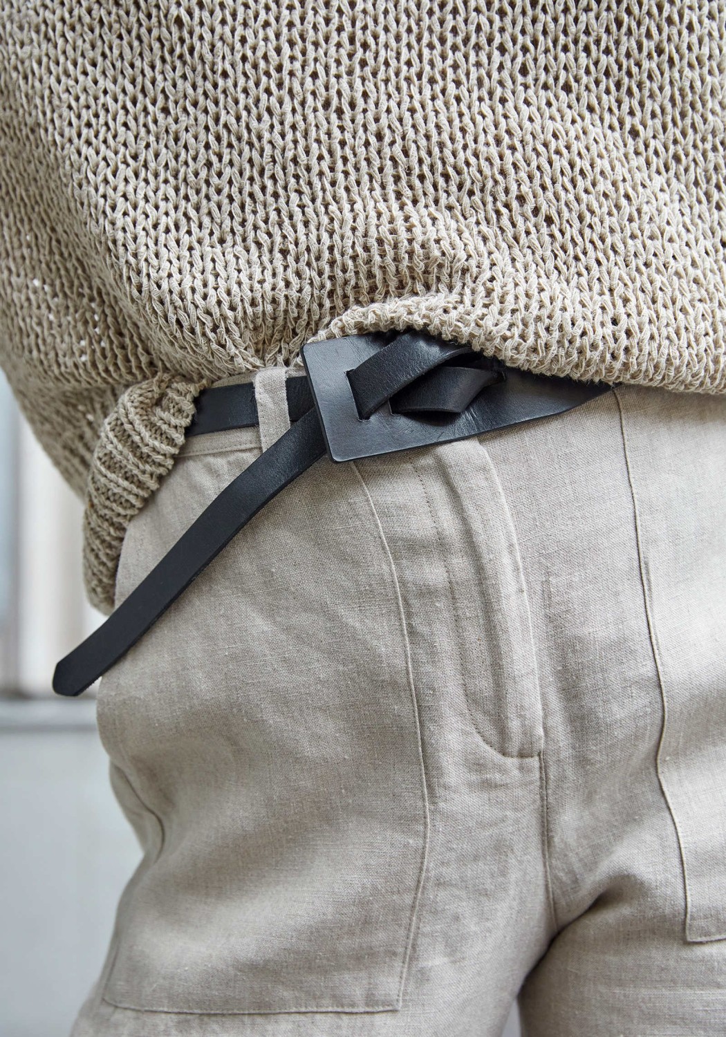 Maska Gürtel Drew No Buckle Belt Black