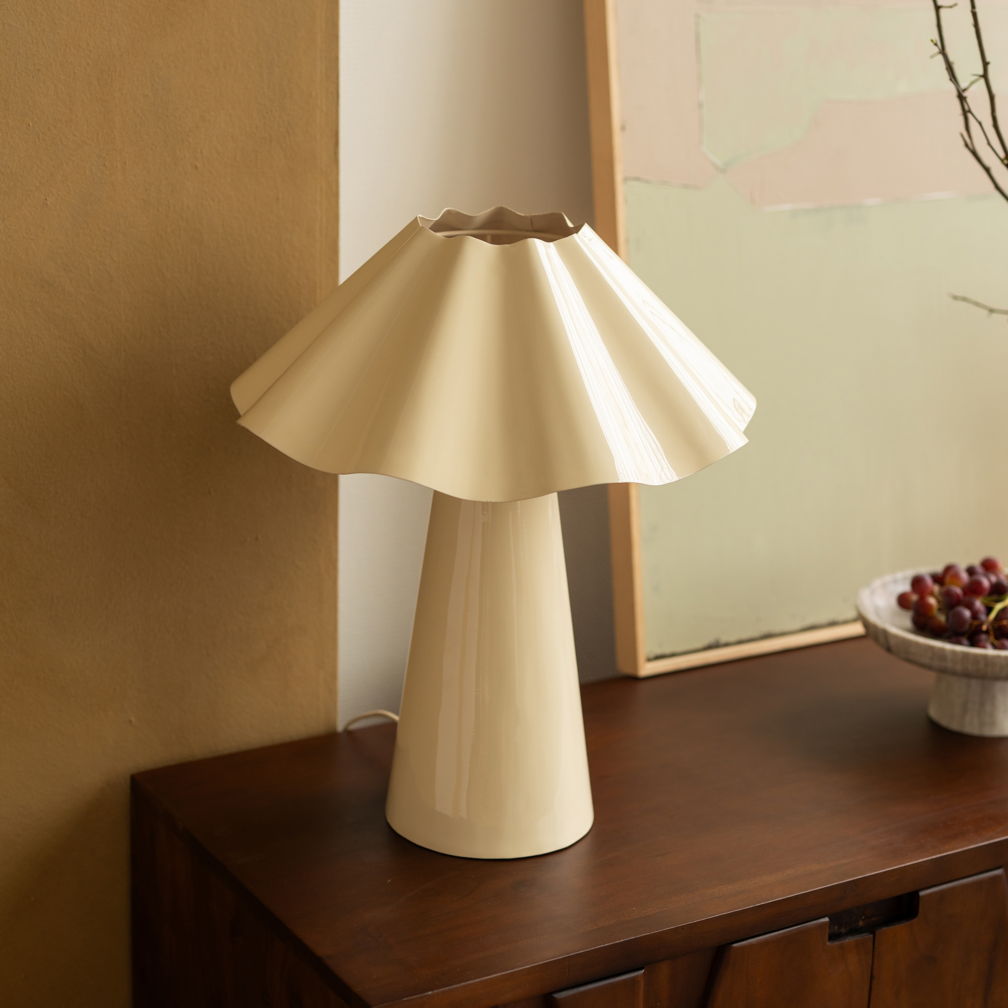 Tafellamp Adams beige L