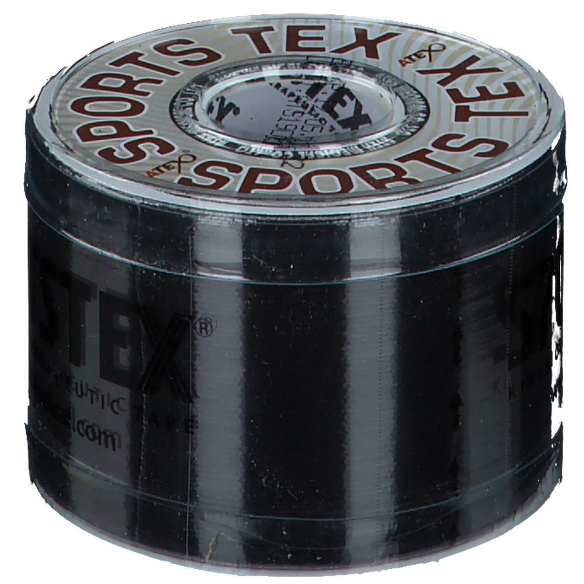 ATEX® SPORTS TEX Kinesiologie Tape 5 cm x 5 m Schwarz