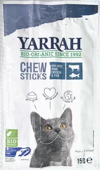 Kattenkauwsticks vis