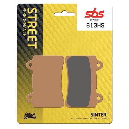 Plaquettes de freins SBS 613HS Sinter Métal Fritté avant