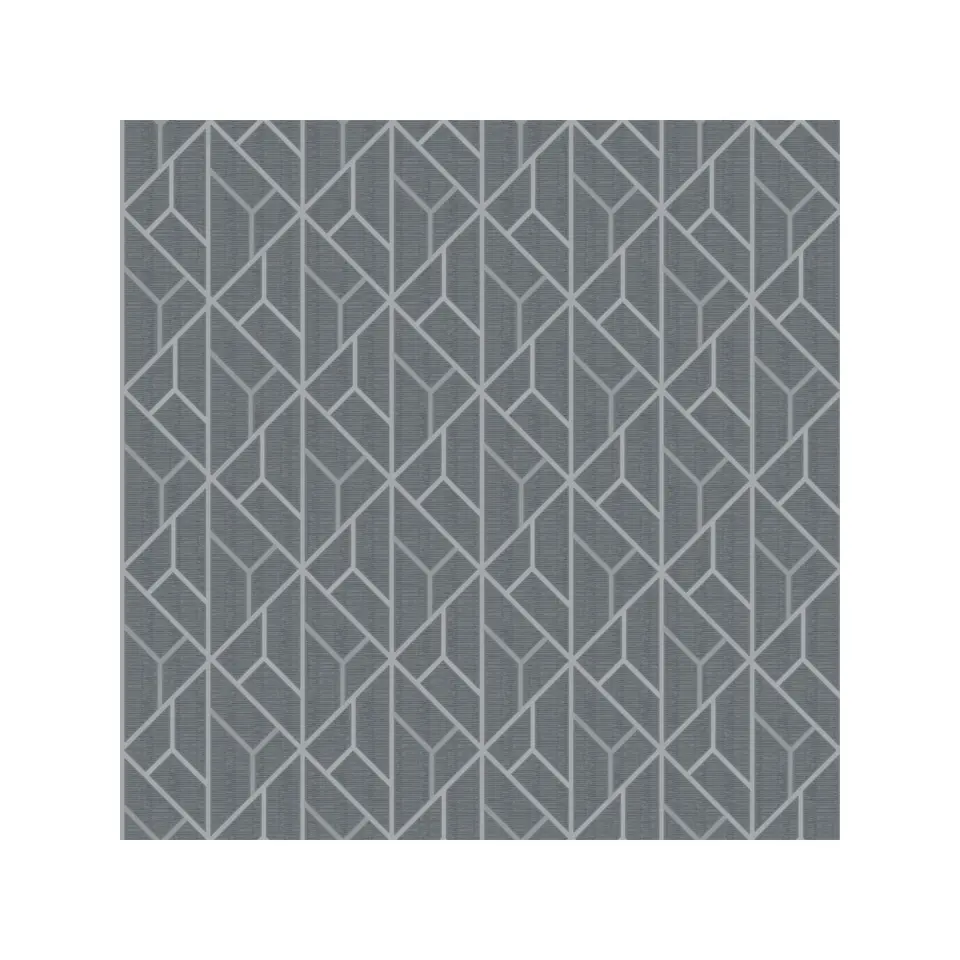Dutch Wallcoverings - Galactik dessin donkergrijs - 0,53x10,05m