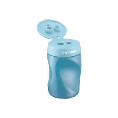 STABILO Easysharpener - Taille crayon - 3 trous - pour gaucher - bleu