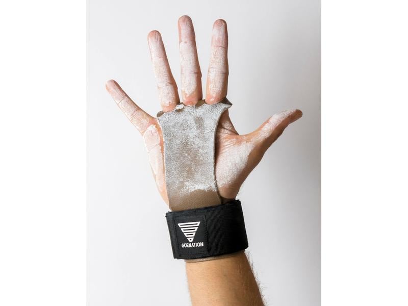 GORNATION Fitnesshandschuhe Workout Grips Leder, M Trainingshandschuhe