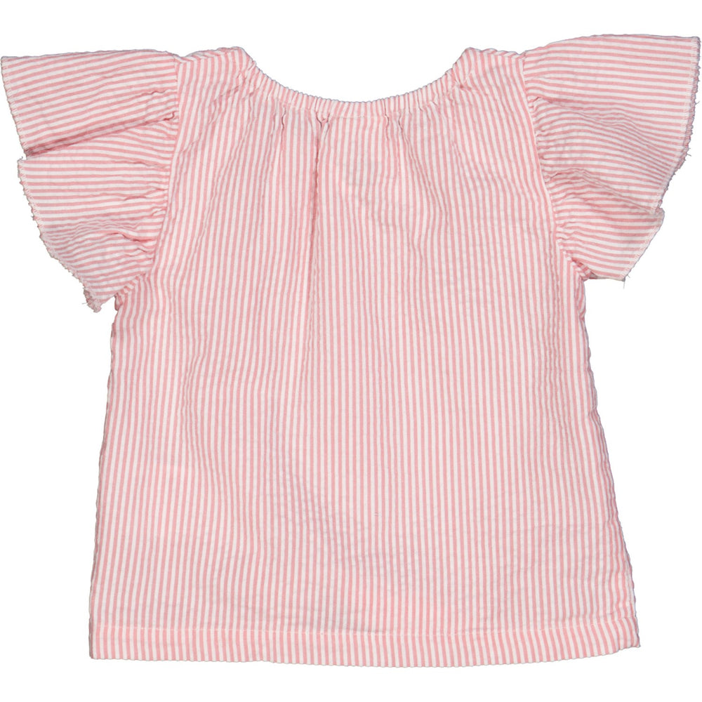 Køb Müsli Balsam Cream/ Bubblegum Seersucker Stripe Flæse Top Baby
