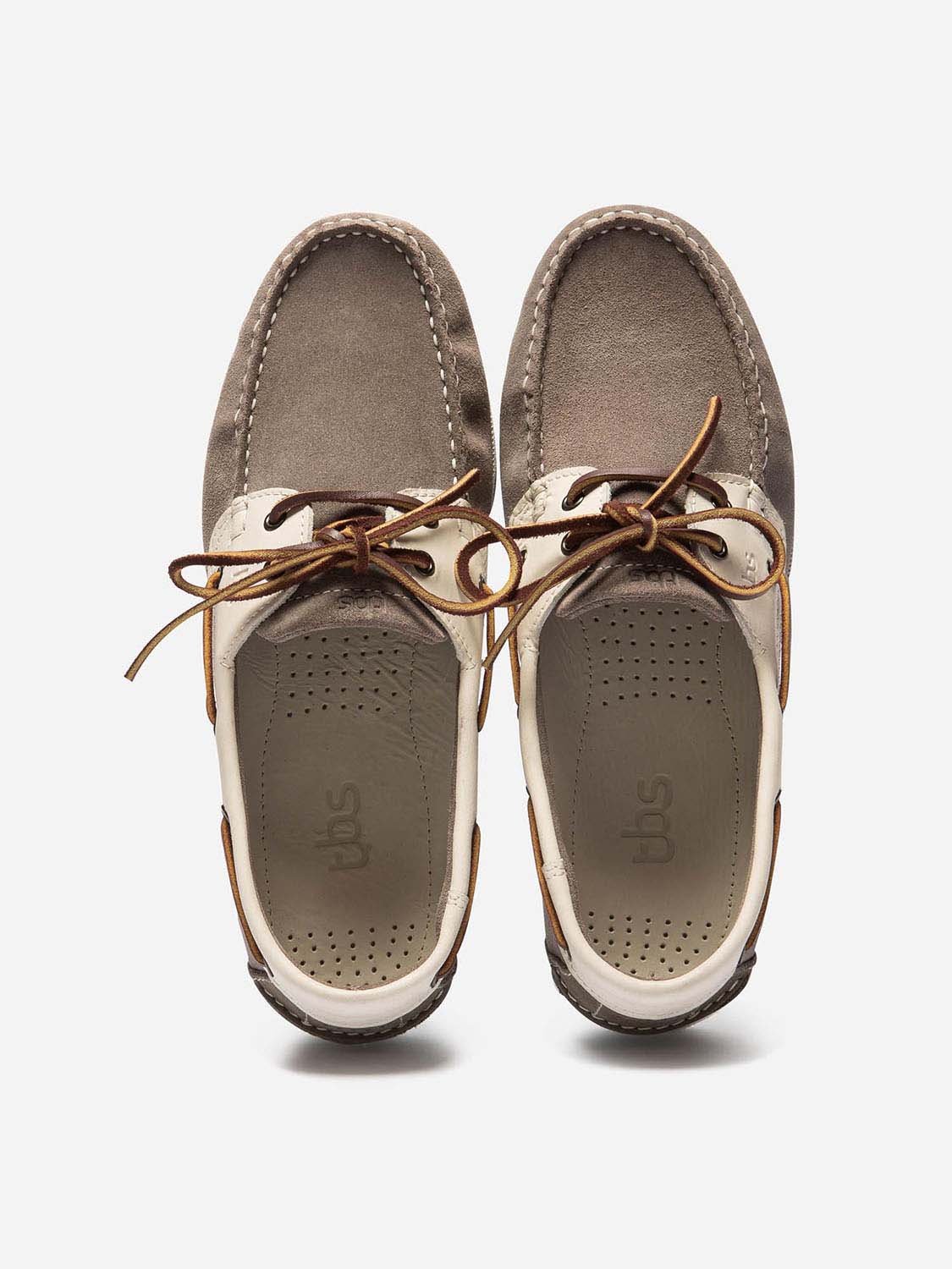 Chaussures Bateau Homme Cuir Marron
