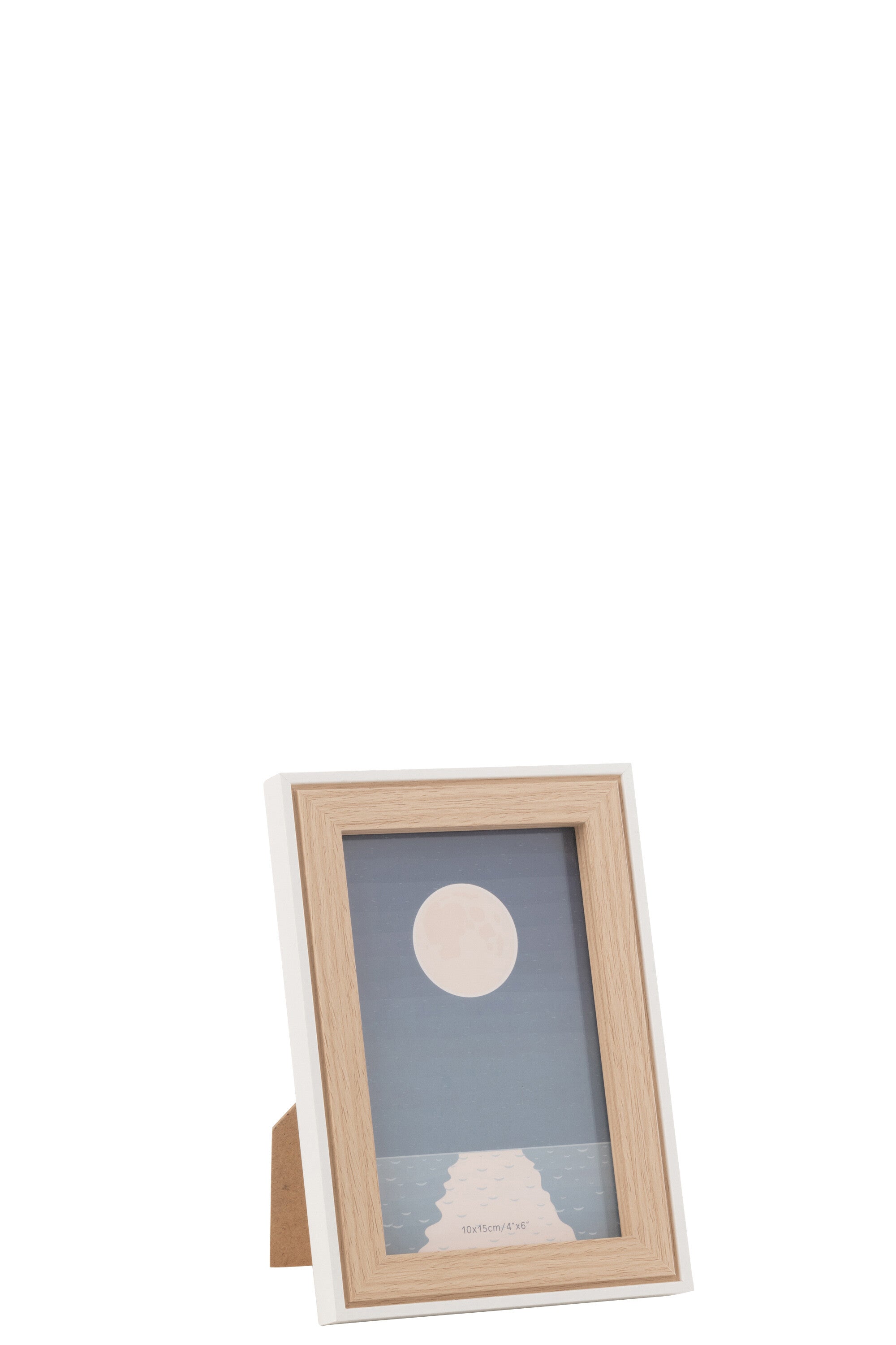 J-Line fotolijst Chloe - hout - naturel|wit - small
