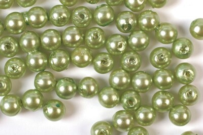Voksperler Til Smykker - Lime - 3 MM - 500 G