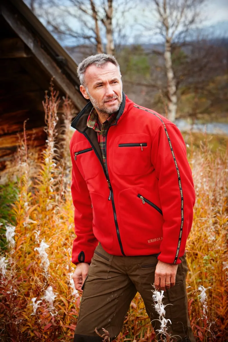 Härkila Men's Kamko Fleece Brown/Red