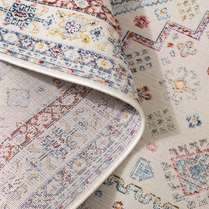 Bohemian vloerkleed - Joya Medaillon Multicolor