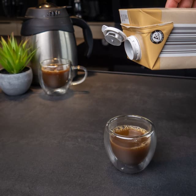 4x dobbeltvægget espressoglas kaffeglas latte macchiato