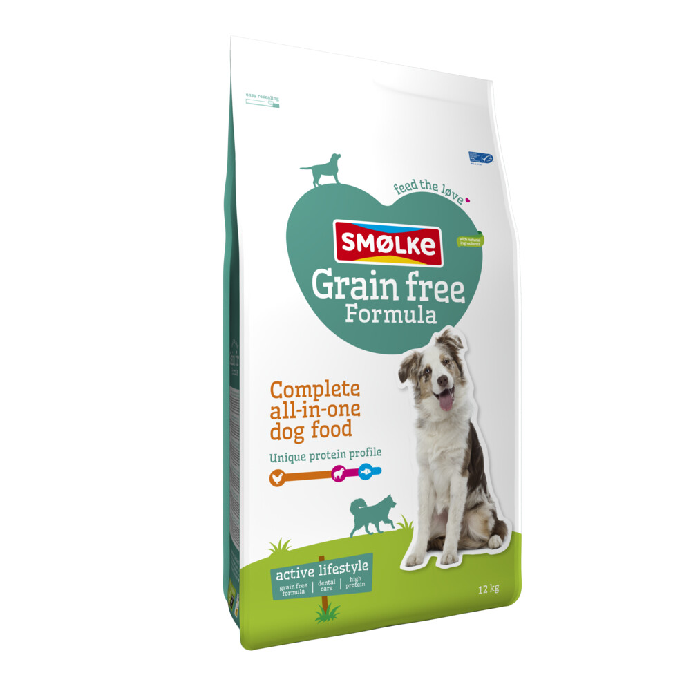 Smolke Graanvrij Hondenvoer Adult12 kg