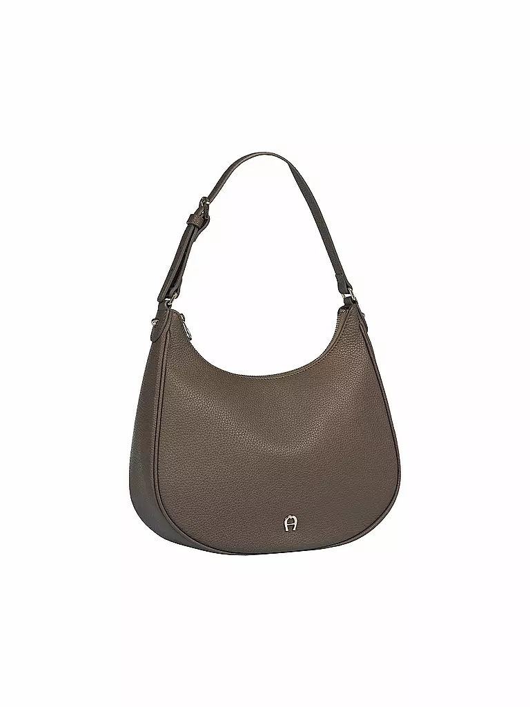AIGNER Ledertasche - Hobo Bag DIADORA Medium grau
