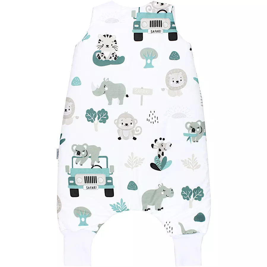 TupTam Baby Winter Schlafsack mit Beinen grün