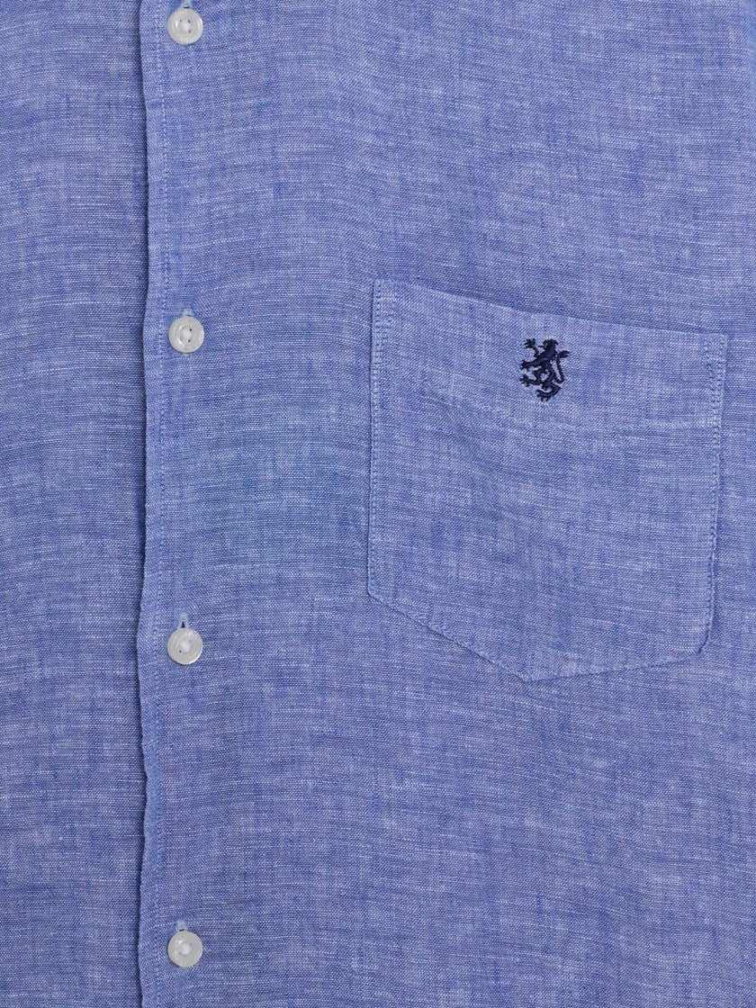 Elia langermet skjorte Chambray Blue