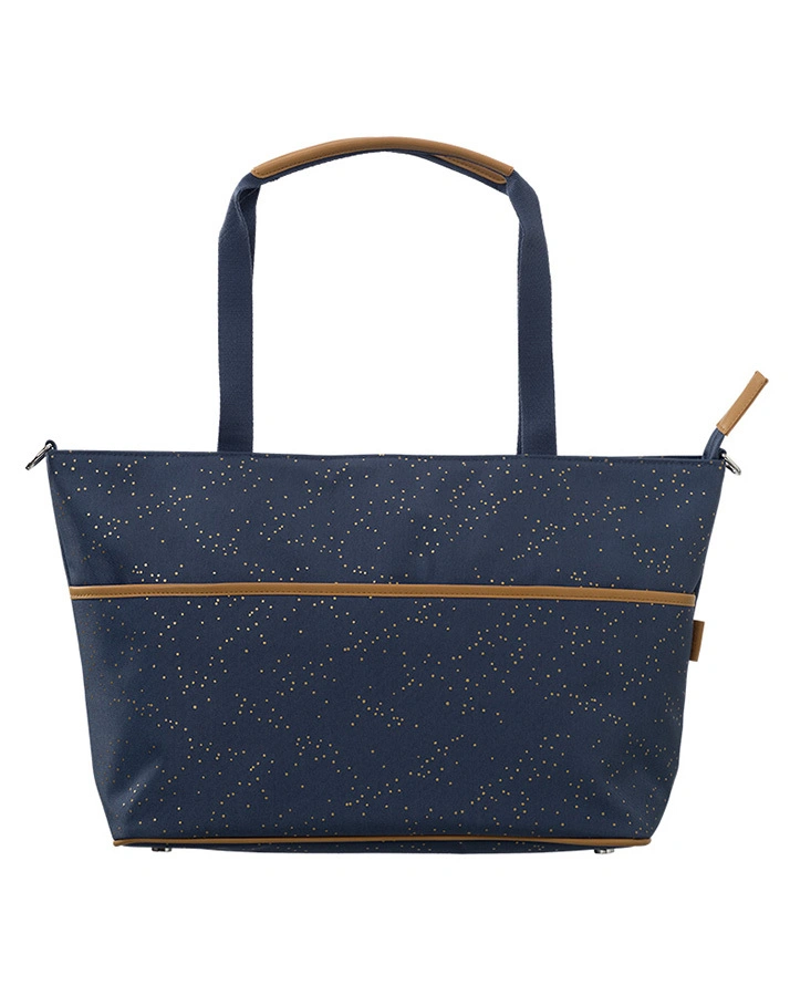 Wickeltasche INDIGO DOTS (50x28x17) in blau