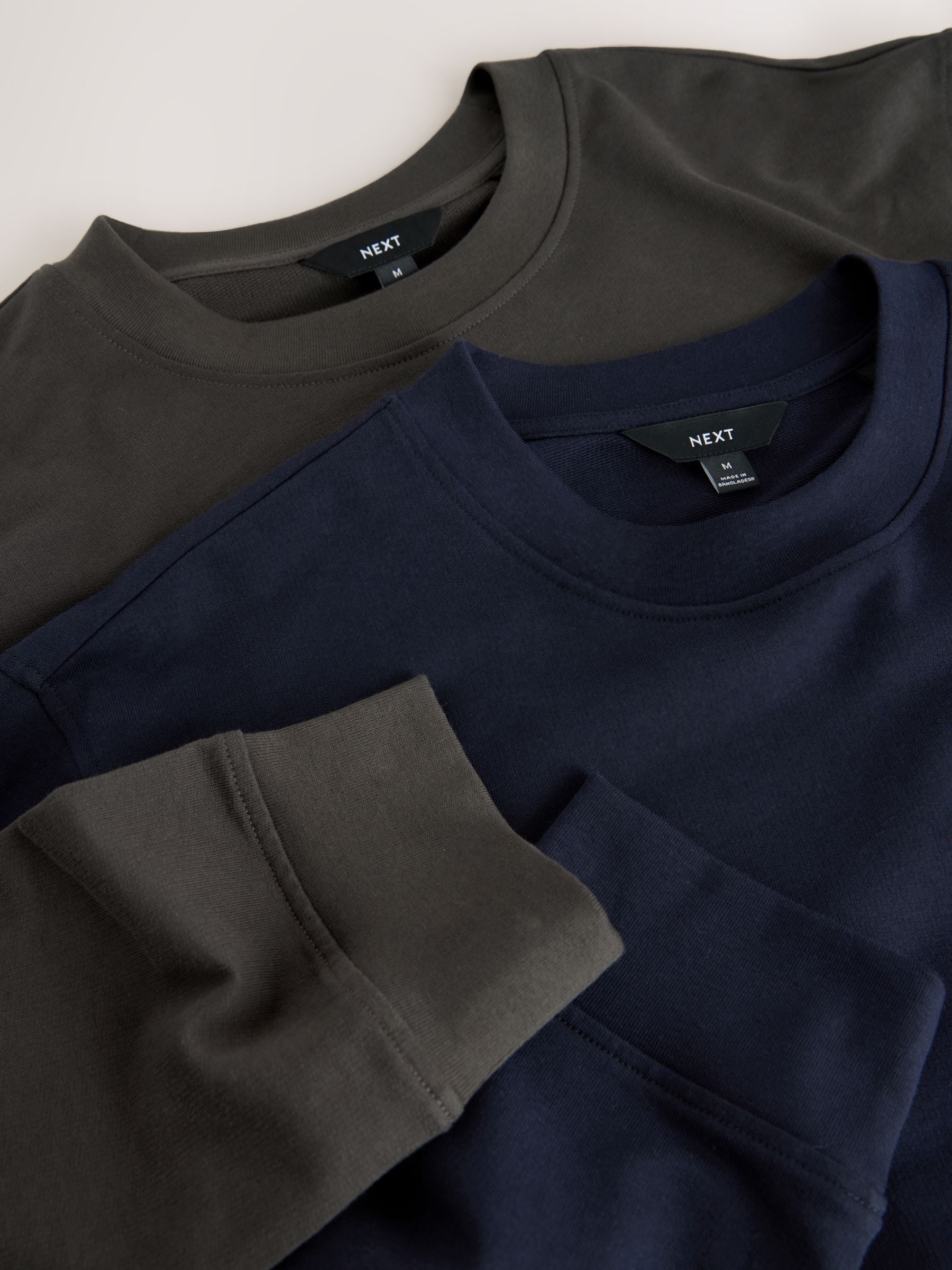 Marineblauw/antraciet - Lightweight Crew Neck Sweatshirts 2 Pack