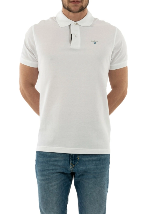 polos barbour mml0012 blanc
