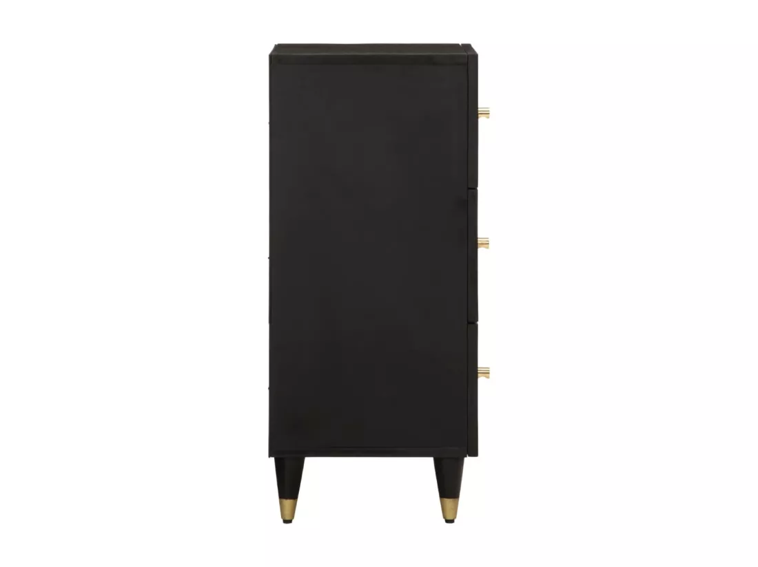 Armoire latérale 40x33x75 cm bois massif de manguier