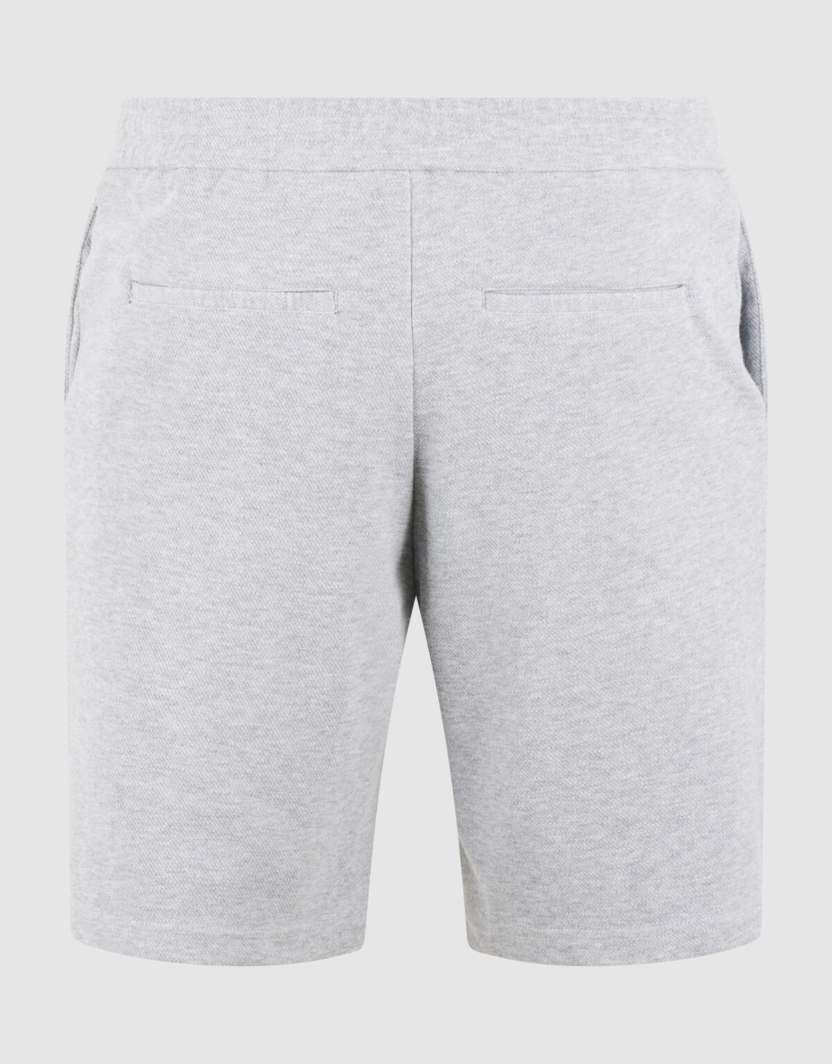 Structuur Regular Fit Short Grijs