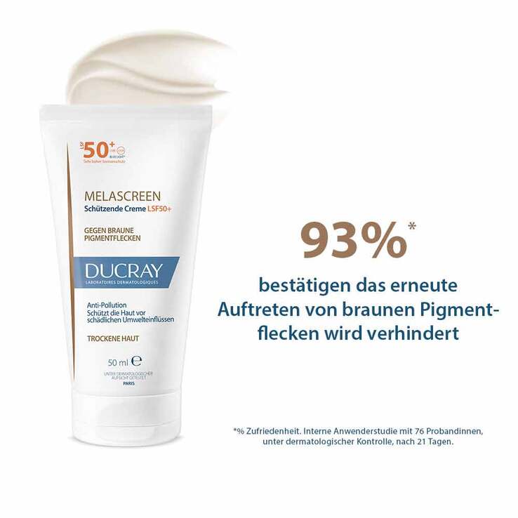 Ducray Melascreen schützende Creme SPF 50 + , 50 ml