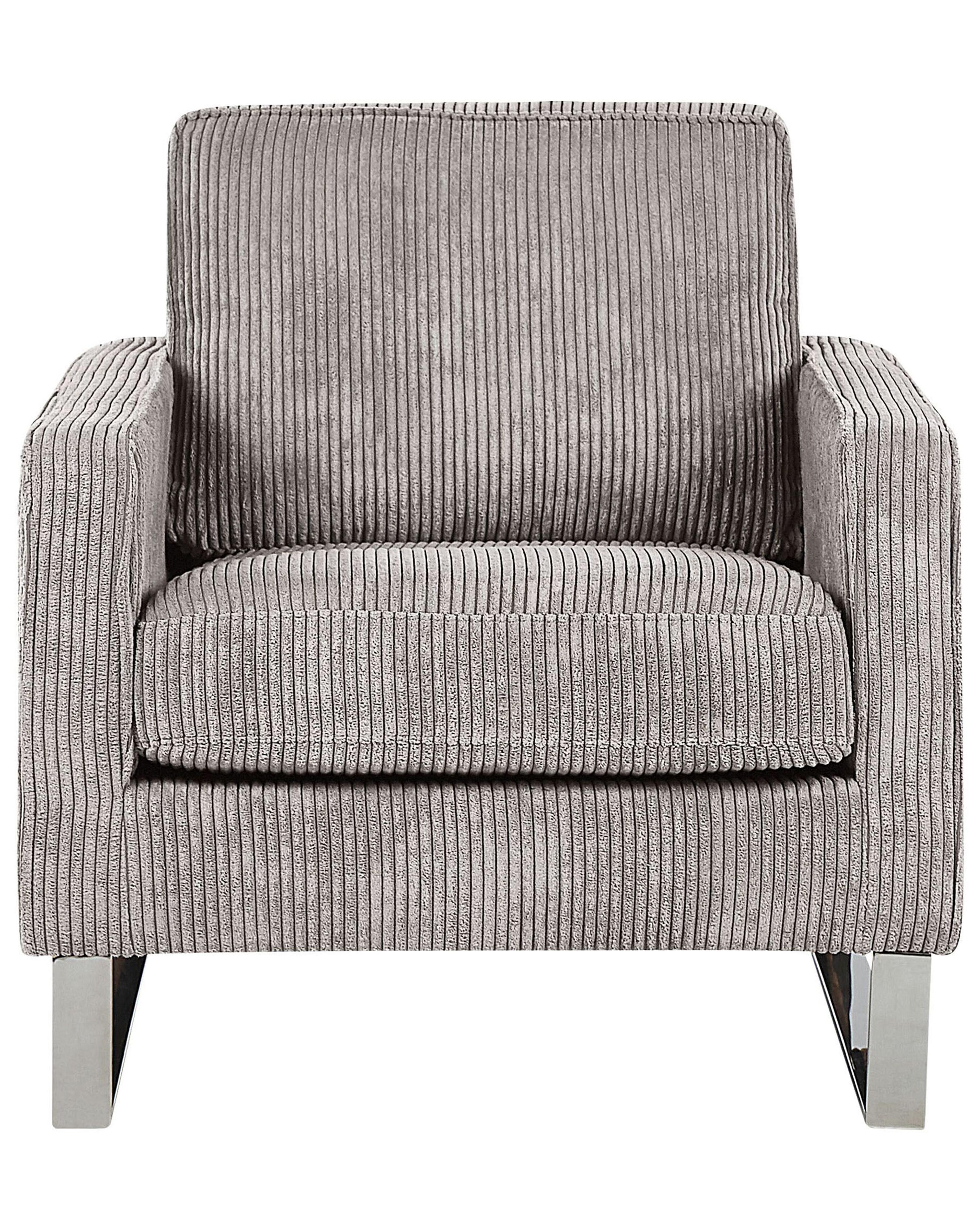 Fauteuil VIND Corduroy Lichtgrijs