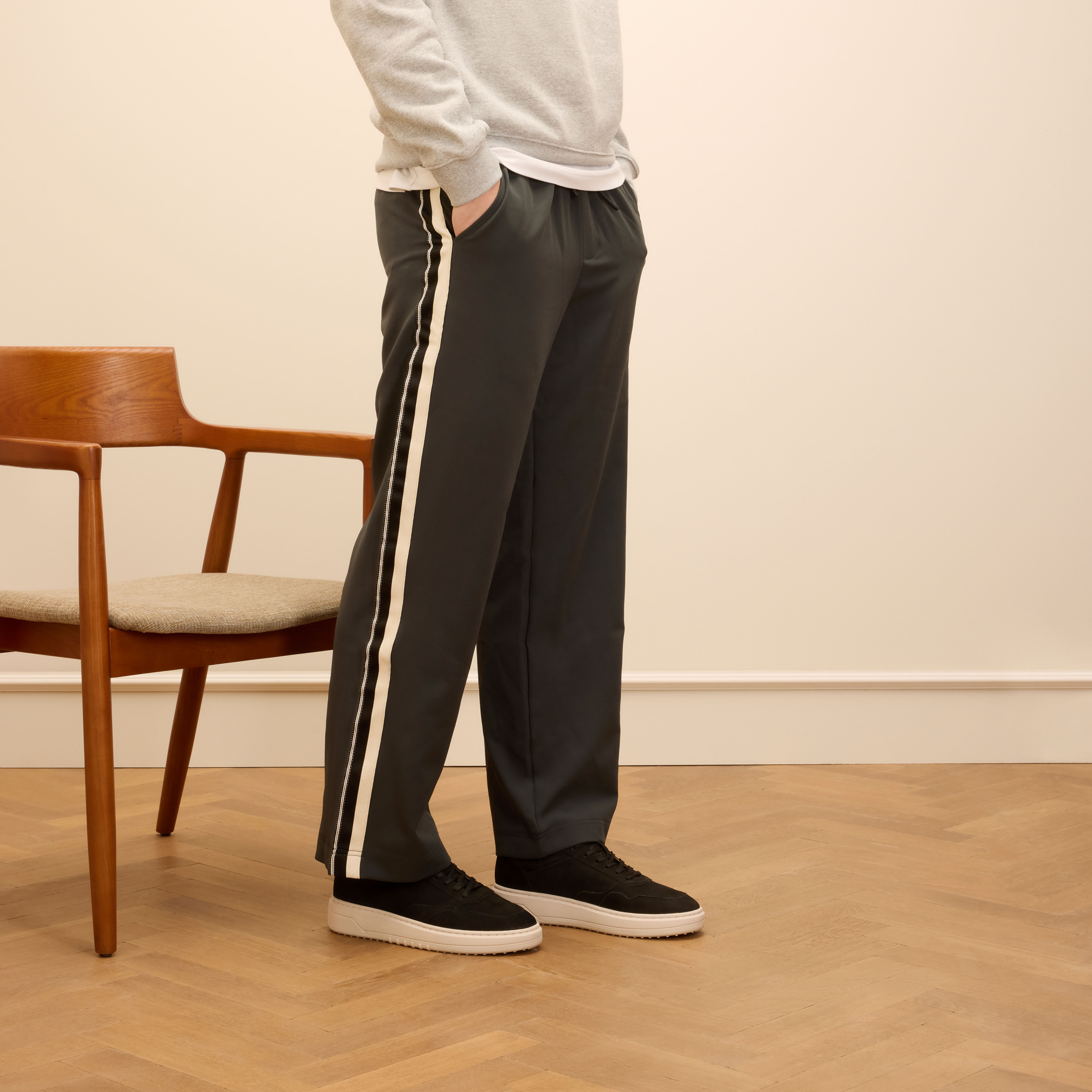 Zwarte nubuck sneakers