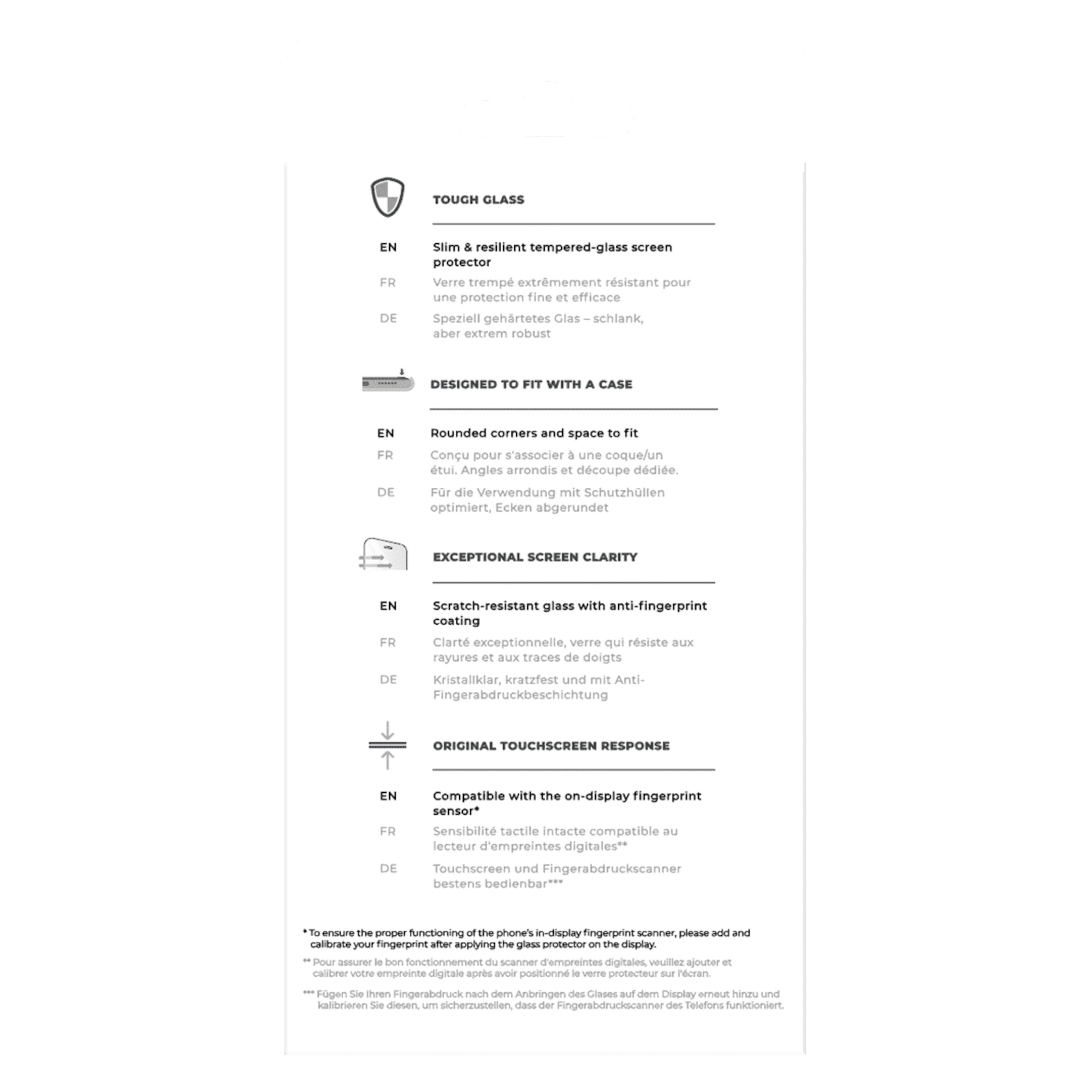 Xqisit Skjermbeskytter i glass for Galaxy S21 Plus