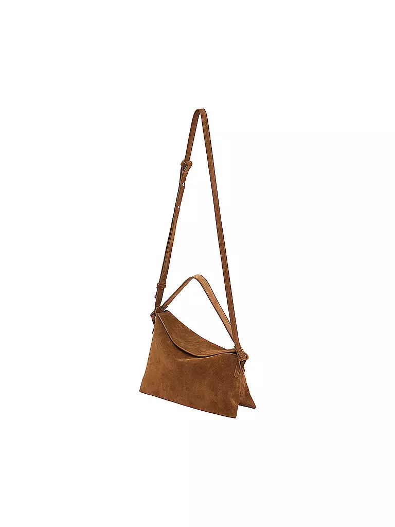 AESTHER EKME Ledertasche - Umhängetasche MINI LUNE  camel