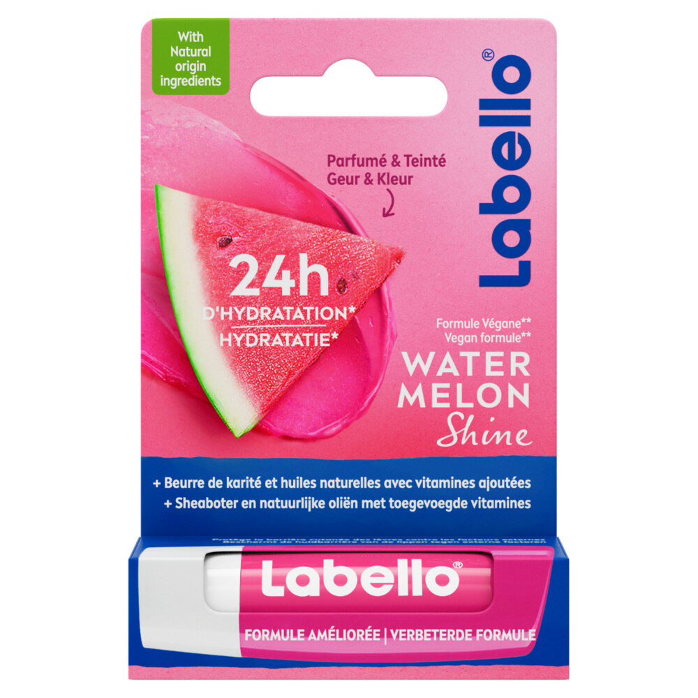 Labello Lippenbalsem Blister Watermelon Shine4.8 gr