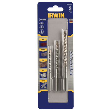 Irwin Pro steenborenset 3-delig Ø5-8 mm