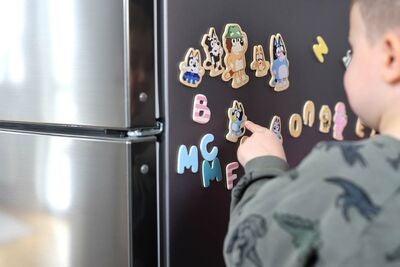 Bluey Magnetbokstaver og Figurer