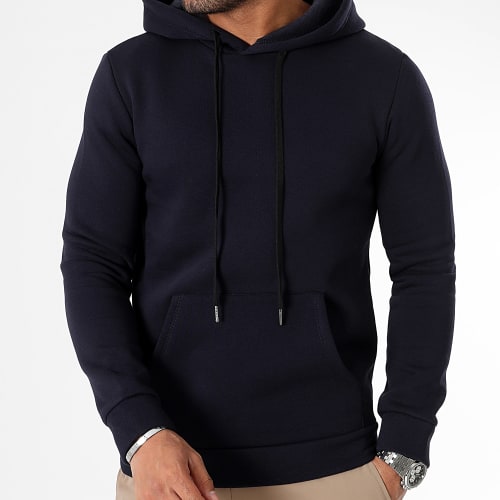 Sweat Capuche 0445 Bleu Marine