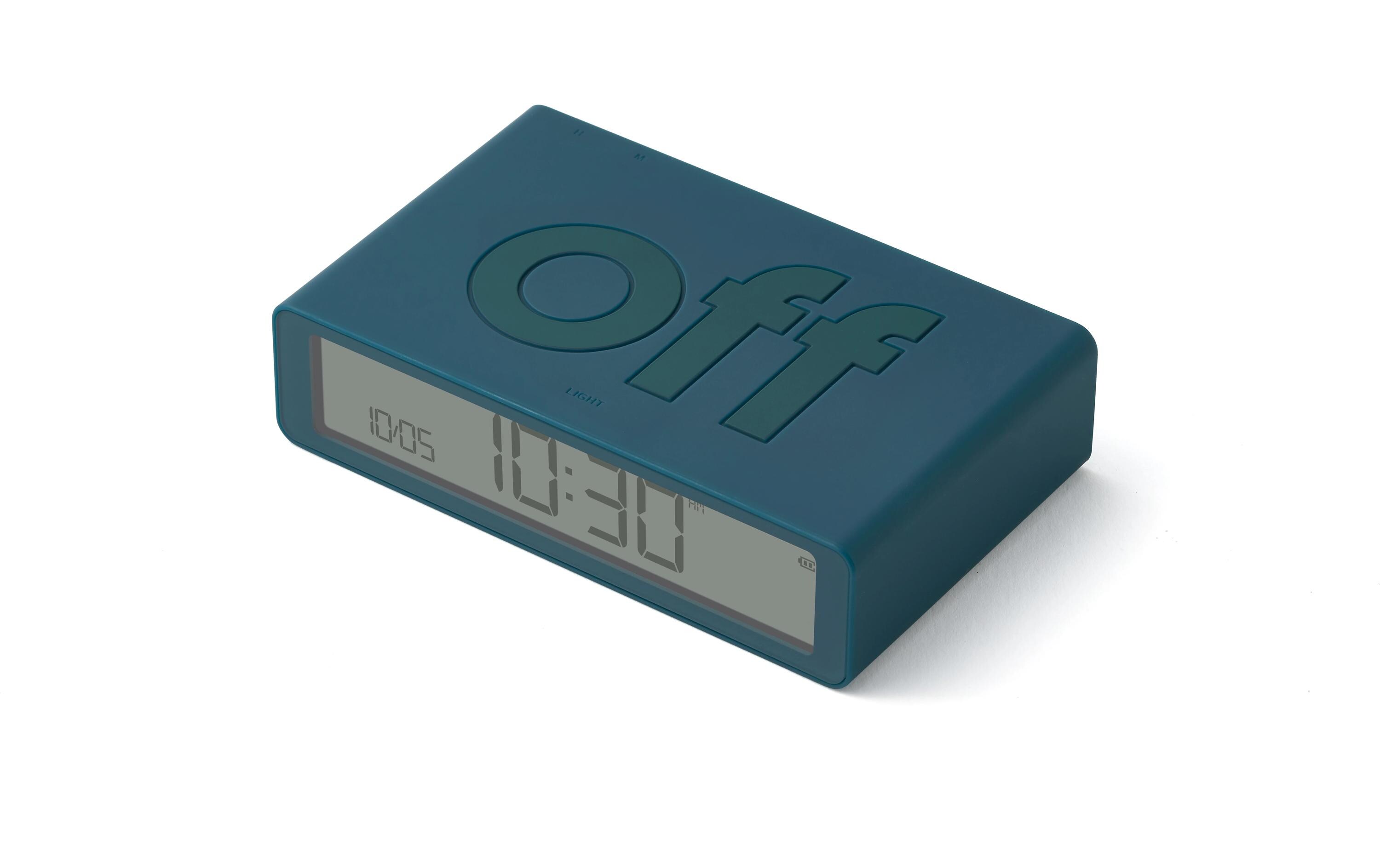 Digitalwecker Flip Classic BlauLCD-Wecker