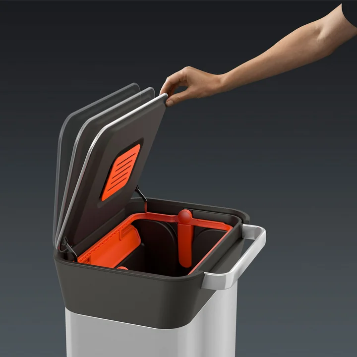 Joseph Joseph - Titan Treteimer 30 l, anthrazit