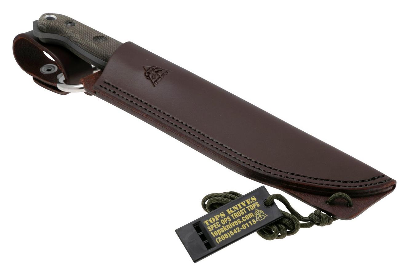 TOPS Knives Brush Wolf BWLF-02 outdoormes, Nate and Aaron Morgan design