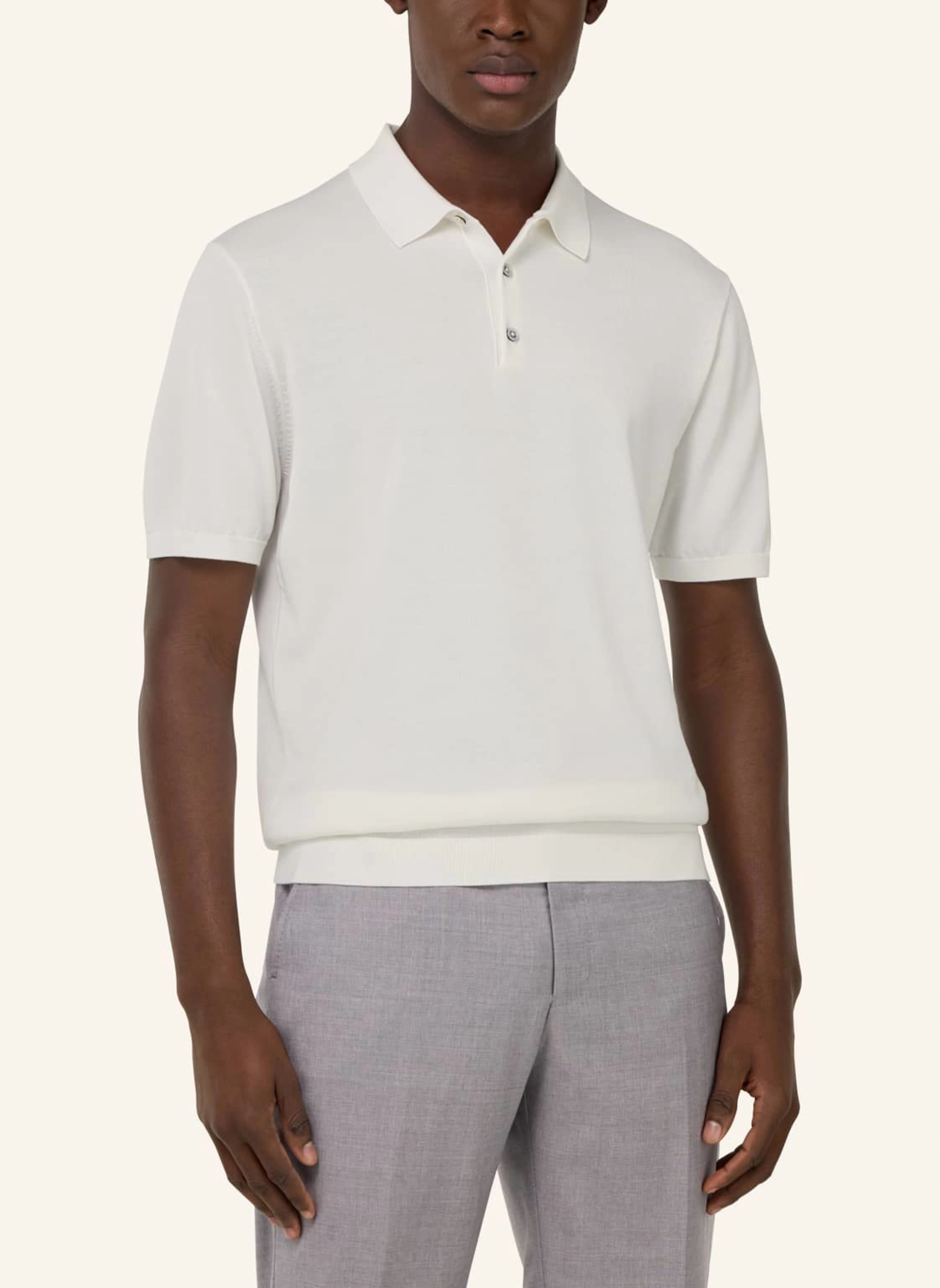 BOGGI MILANO Strick-Poloshirt
