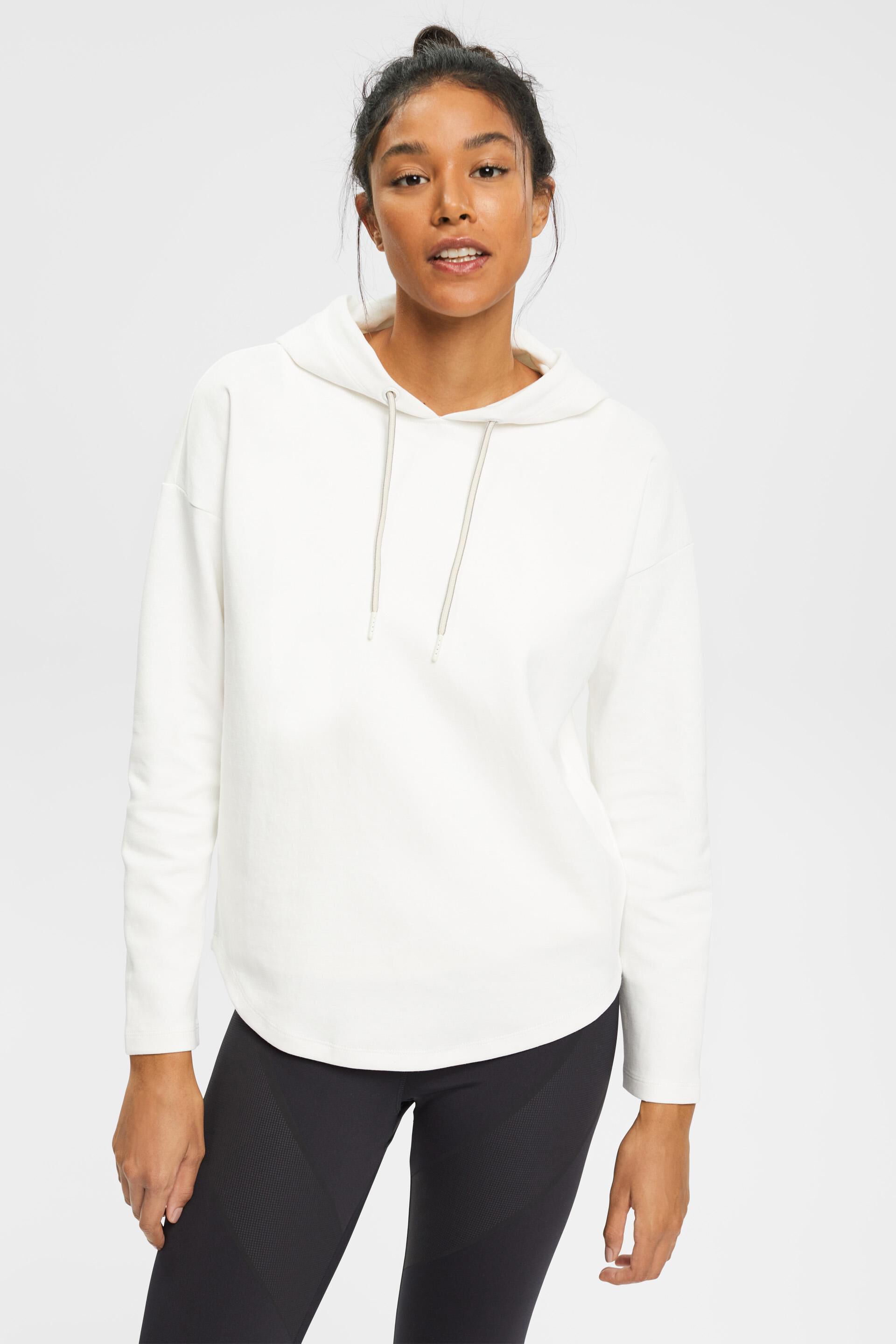 Sweat à capuche au toucher doux, coton biologique mélangé