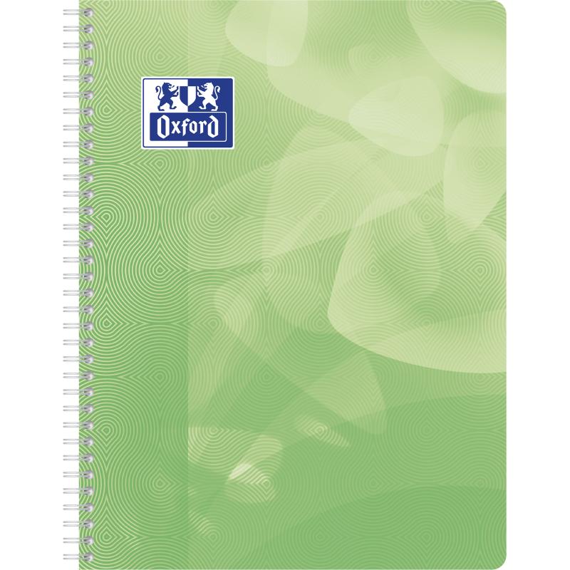 Cahier Oxford Lagoon Integrale 240X320 160P Optik P. Q5/5X5+Tag Polypro Assorti