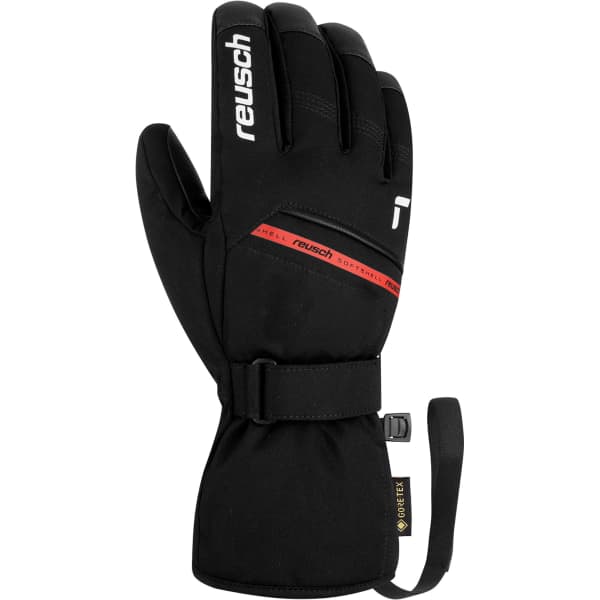 Gant de ski REUSCH MORRIS GORE-TEX BLACK/WHITE/FIRE RED