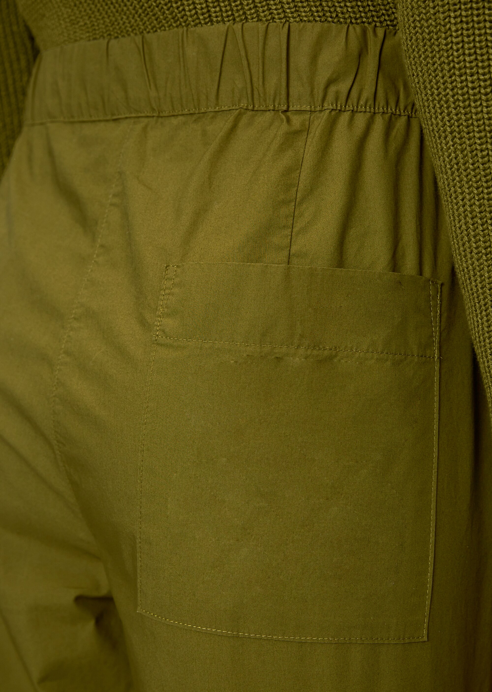 Hose im Joggpants-Stil aus Papertouch-Popeline