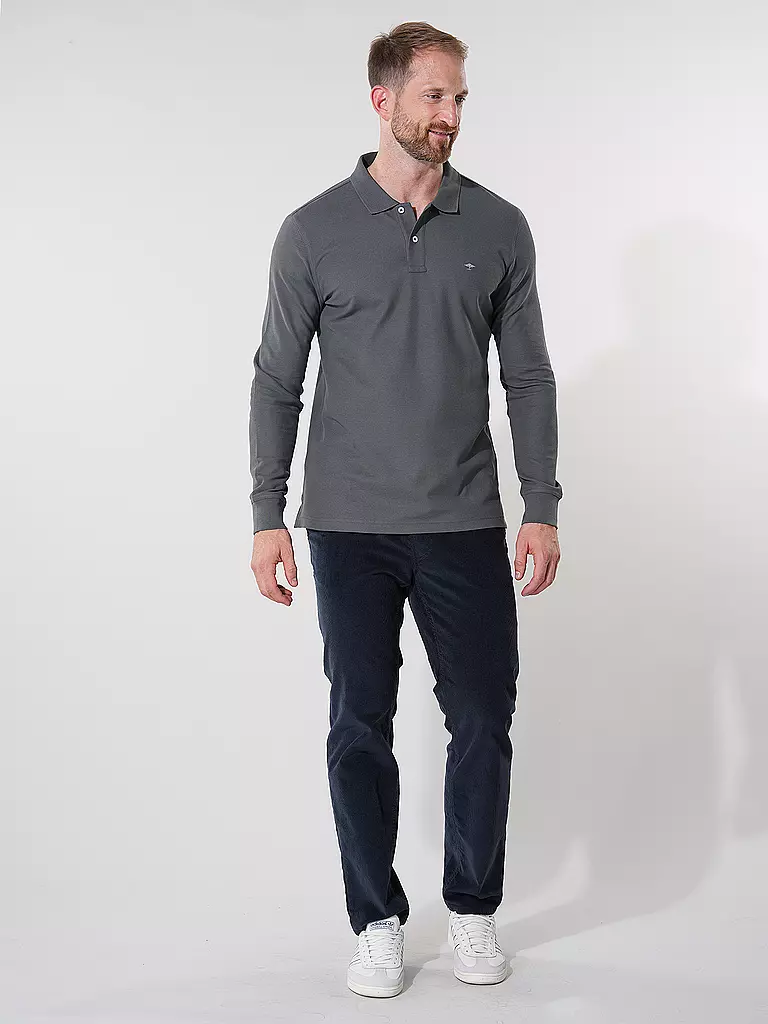 FYNCH HATTON Poloshirt grau