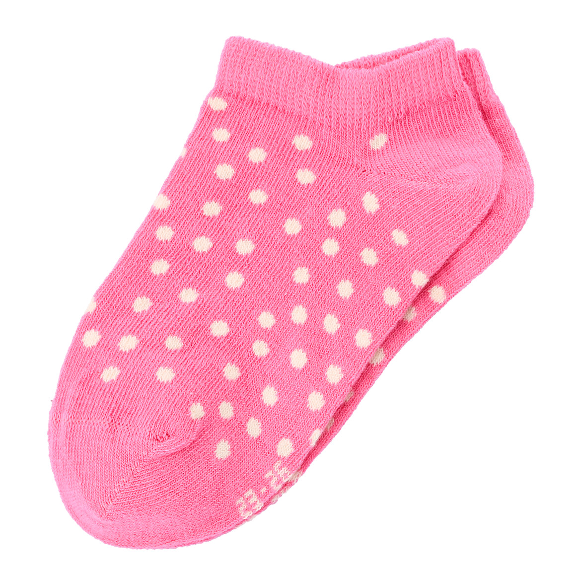 Topolino 5 Paar Mädchen Sneaker-Socken im Set dunkelgrau / rosa / orange