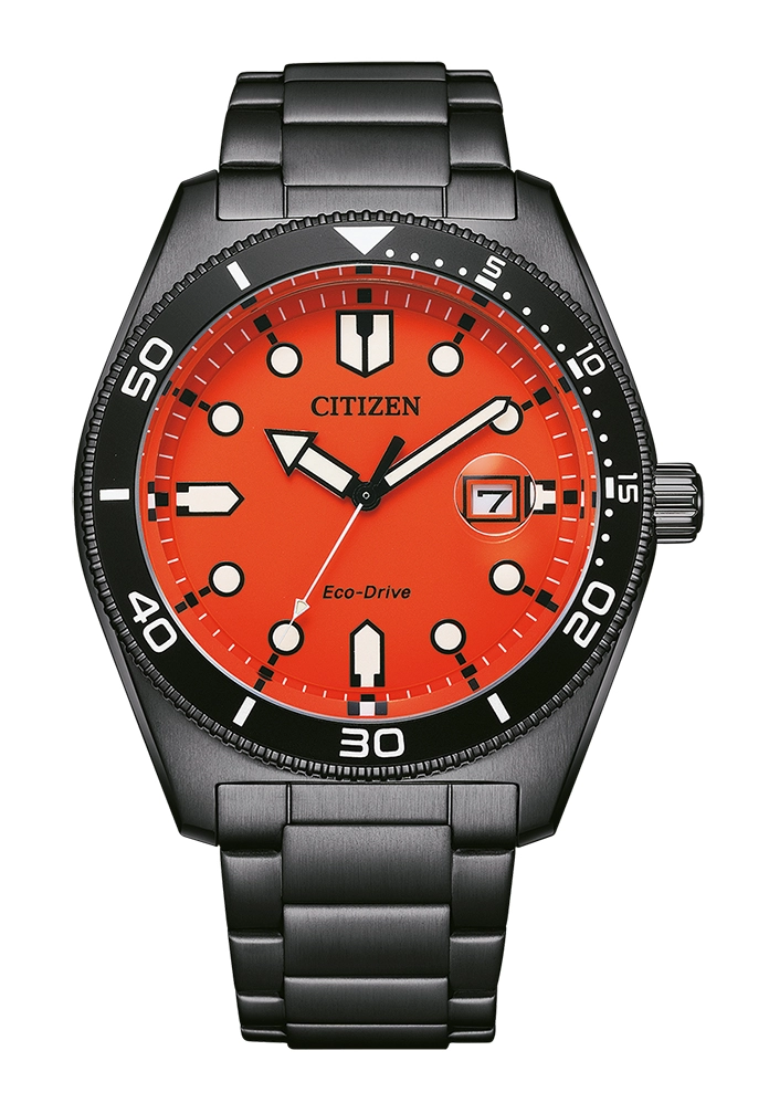 Citizen Eco-Drive Sports Herrenuhr Orange AW1765-88X