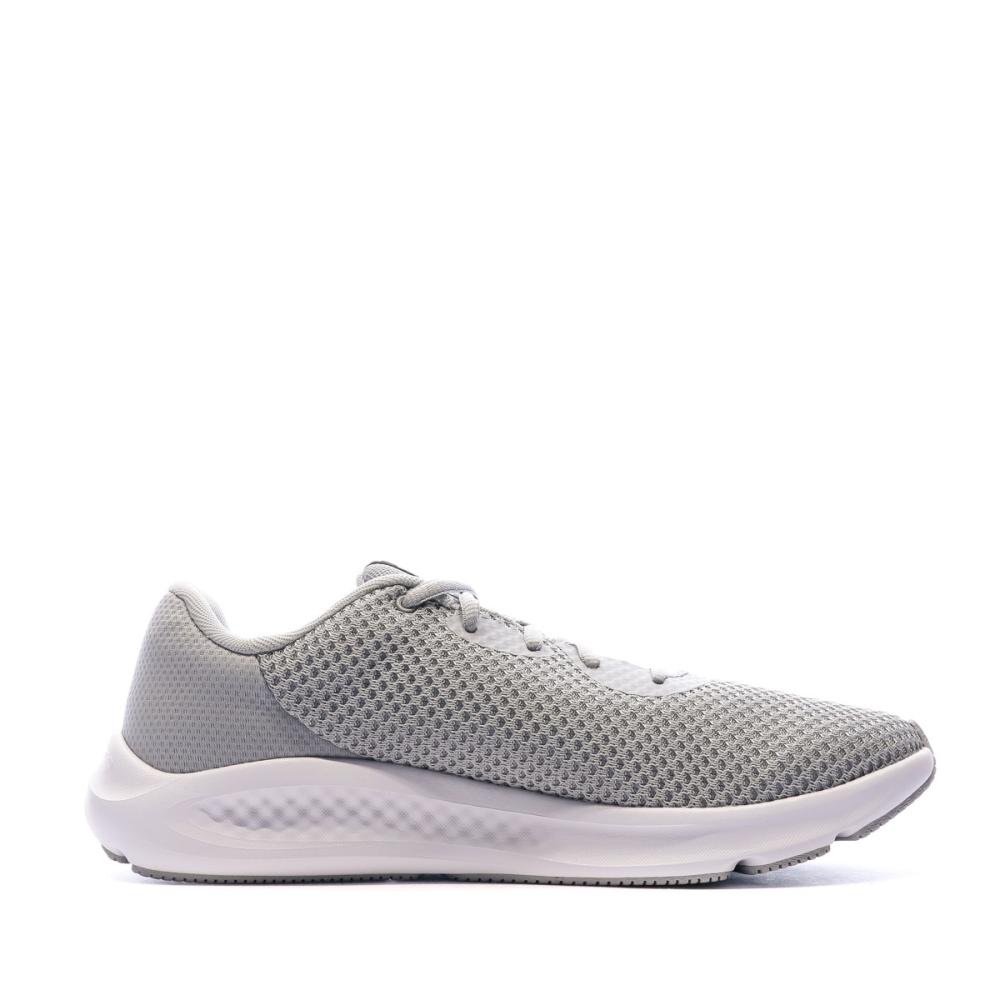 Under Armour Chaussures de Running Grise Homme Under Armour Charged Pursuit 3